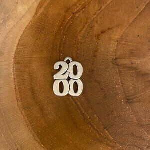 RETIRED James Avery 2000 Stacked Charm, Sterling Silver